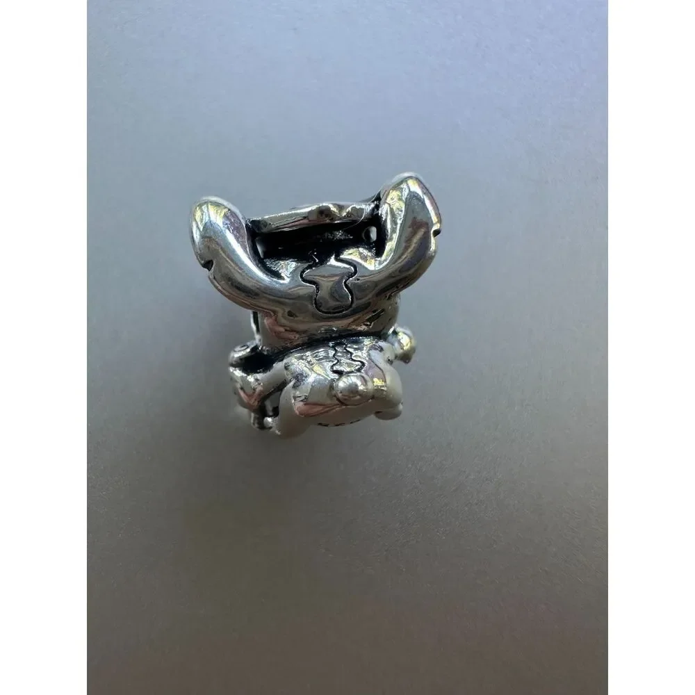 NWOT Stitch Graduation Silver Pandora FIT Charm